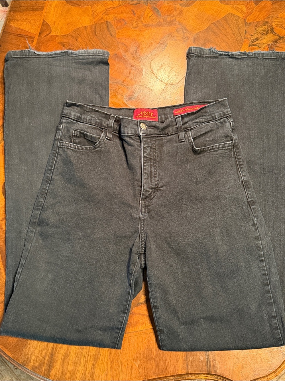 NYDJ Men's Charcoal Straight-Leg Jeans